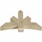 Ekena Millwork Alberta Rough Sawn Timber Gable Bracket, Douglas Fir, 48"W x 30"H x 6"D x 6"F, 15/12 Pitch GBW048X30X0606ALB00RDF - alternate 2